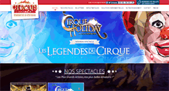 Desktop Screenshot of circus-productions.com