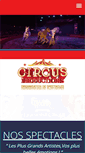 Mobile Screenshot of circus-productions.com